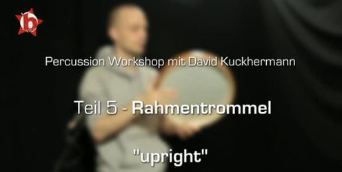 Percussion Workshop on Bonedo 6: Frame Drum upright